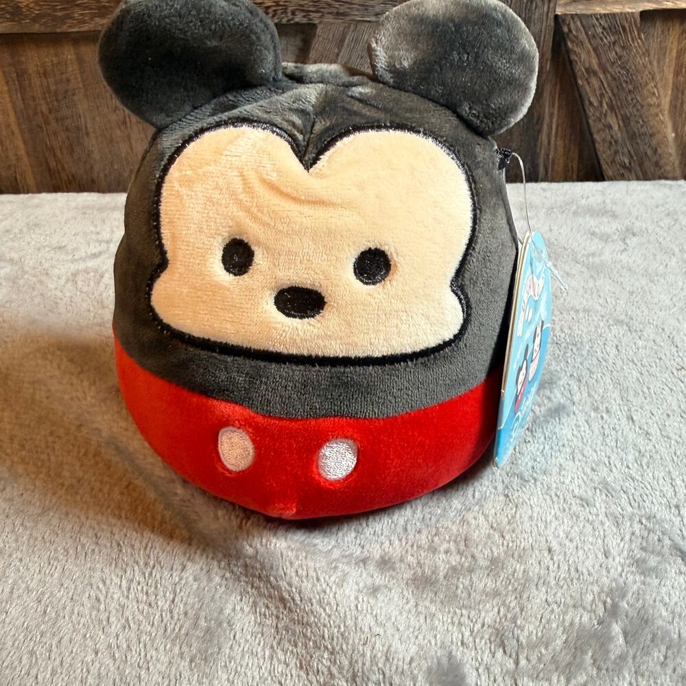 Disney Mickey Mouse Squishmallows Plush 5" Kellytoy NWT Soft Stuffed Toy